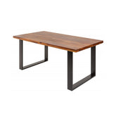 Masa de dining din lemn de sheesham Iron Craft II 140 cm Invicta